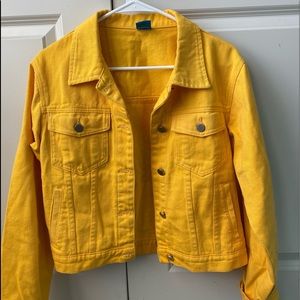 Yellow Denim Jacket